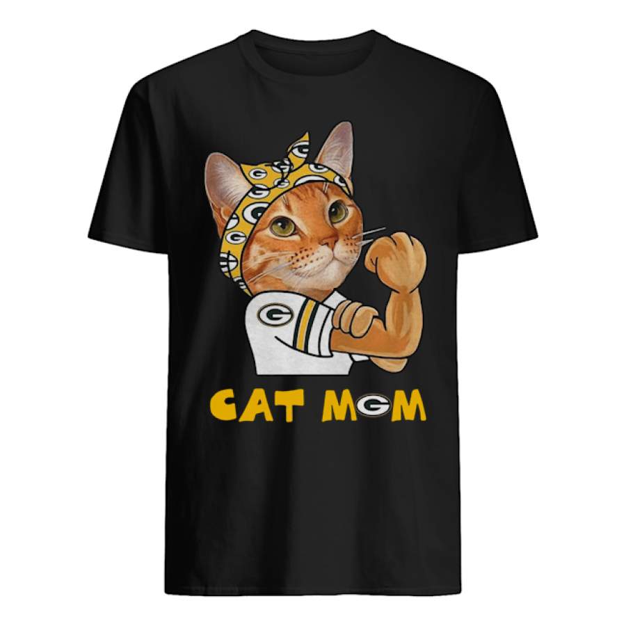 Strong Cat Mom Green Bay Packers Shirt, hoodie, sweatshirt by globalteeshop