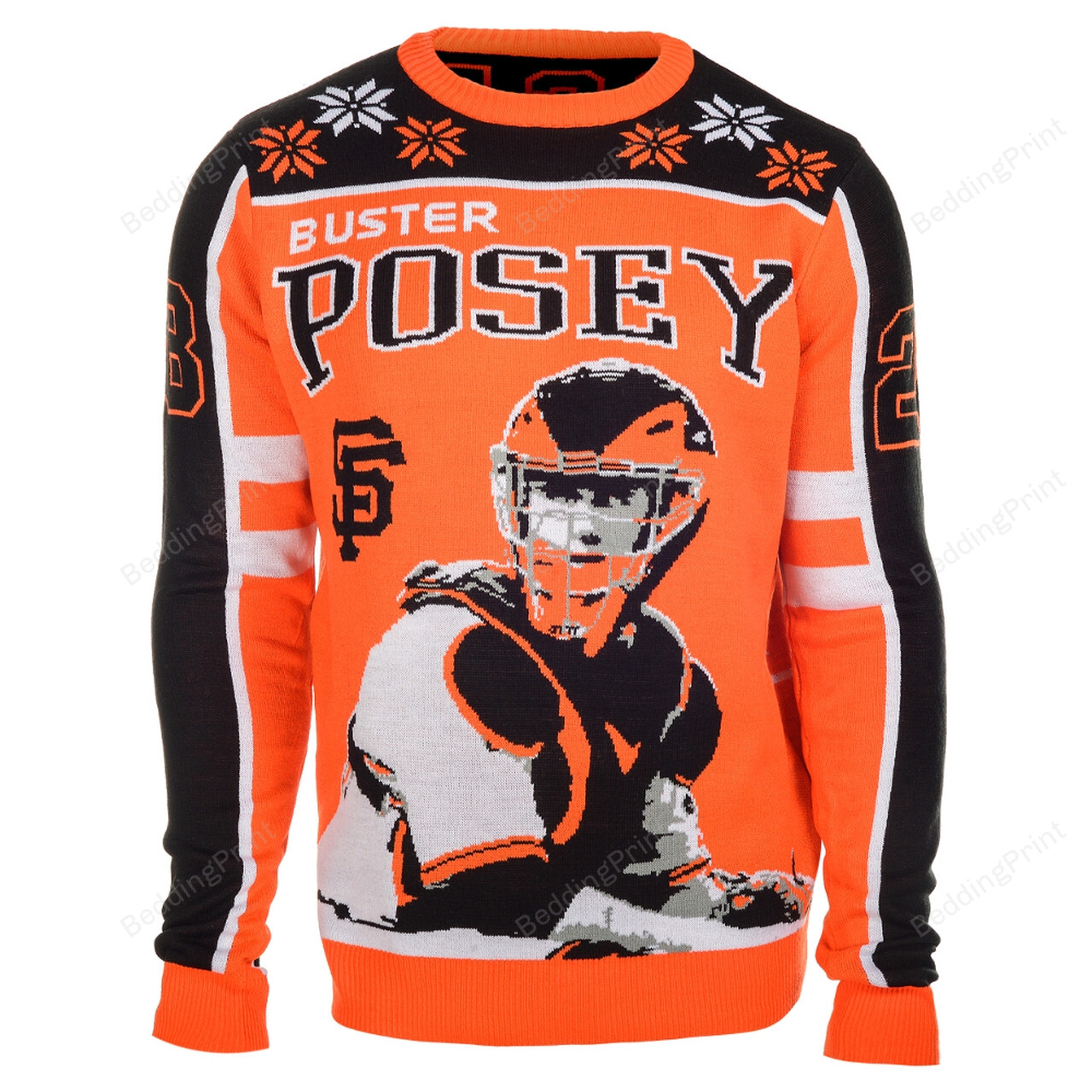 Buster Posey 28 San Francisco Giants For Unisex Ugly Christmas Sweater, All Over Print Sweatshirt