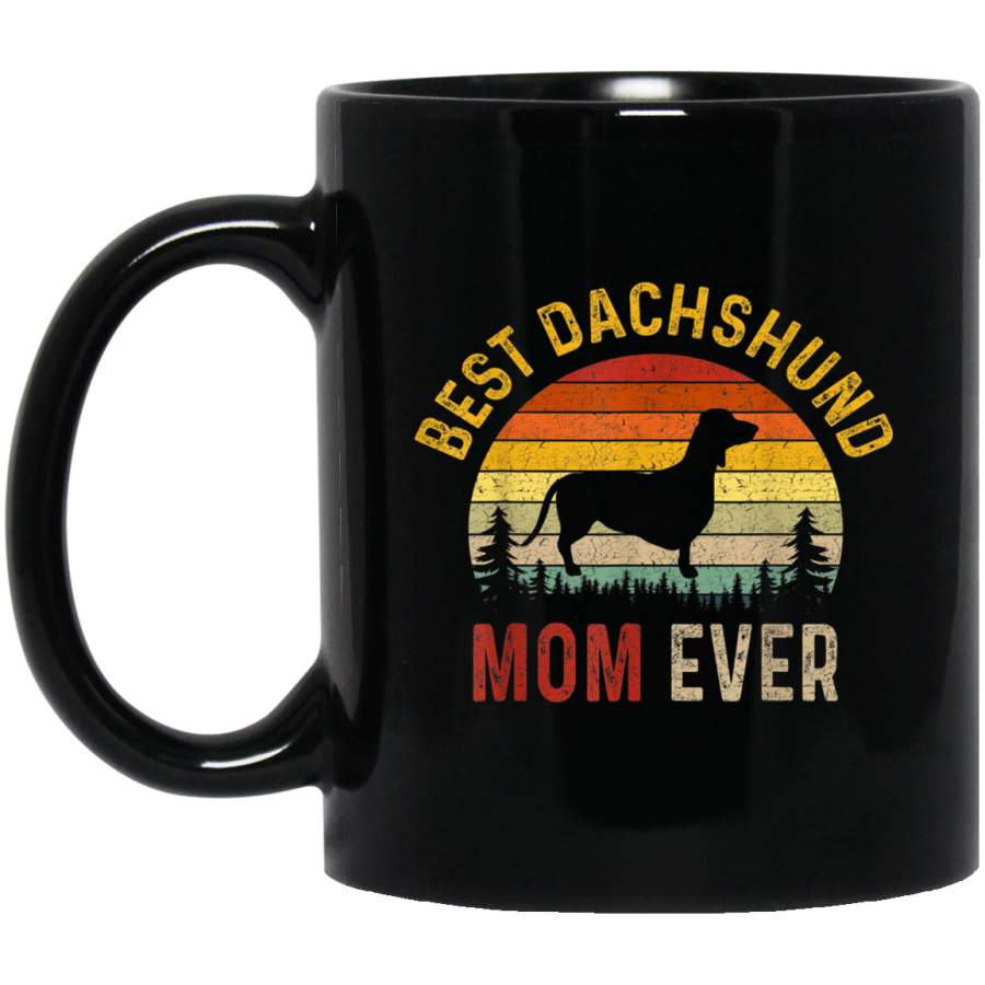 Vintage Best Dachshund Mom Ever Mothers Day Mug