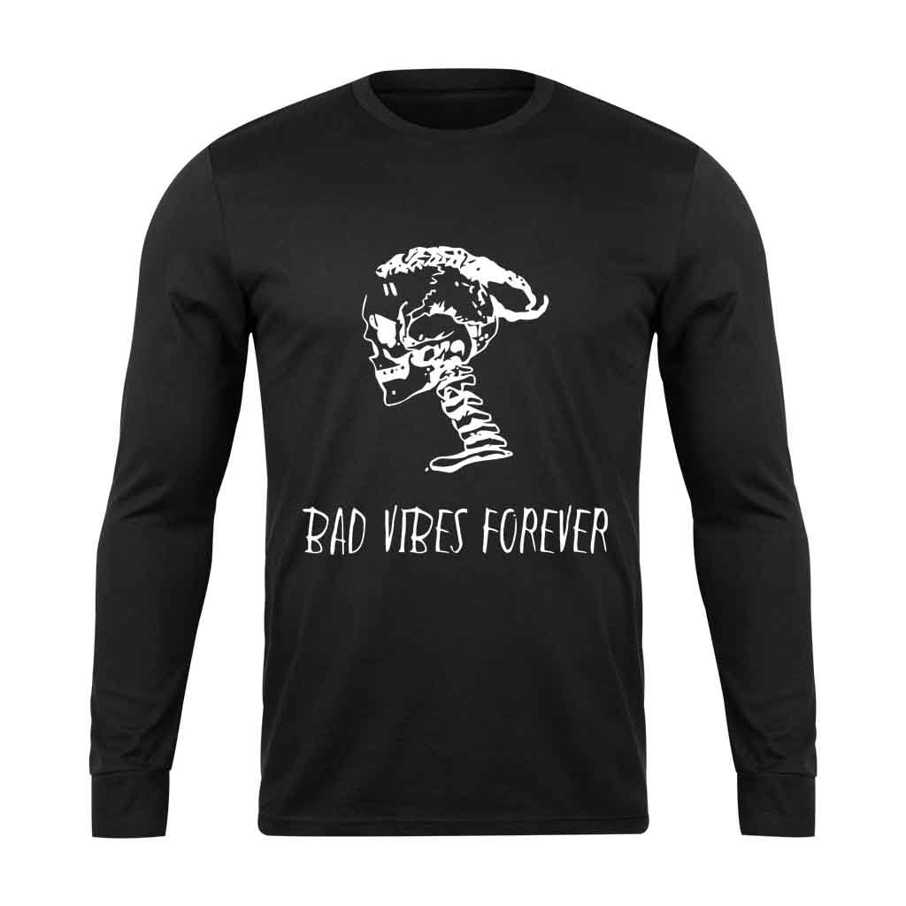 Xxxtentacion Skull Bad Vibes Forever Long Sleeve T-Shirt