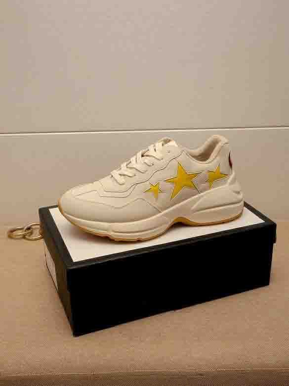 Gucci Rhyton Yellow Stars Shoes Sneakers SNK786482245