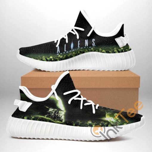 Alien Extermination Custom Shoes Personalized Name Yeezy Sneakers