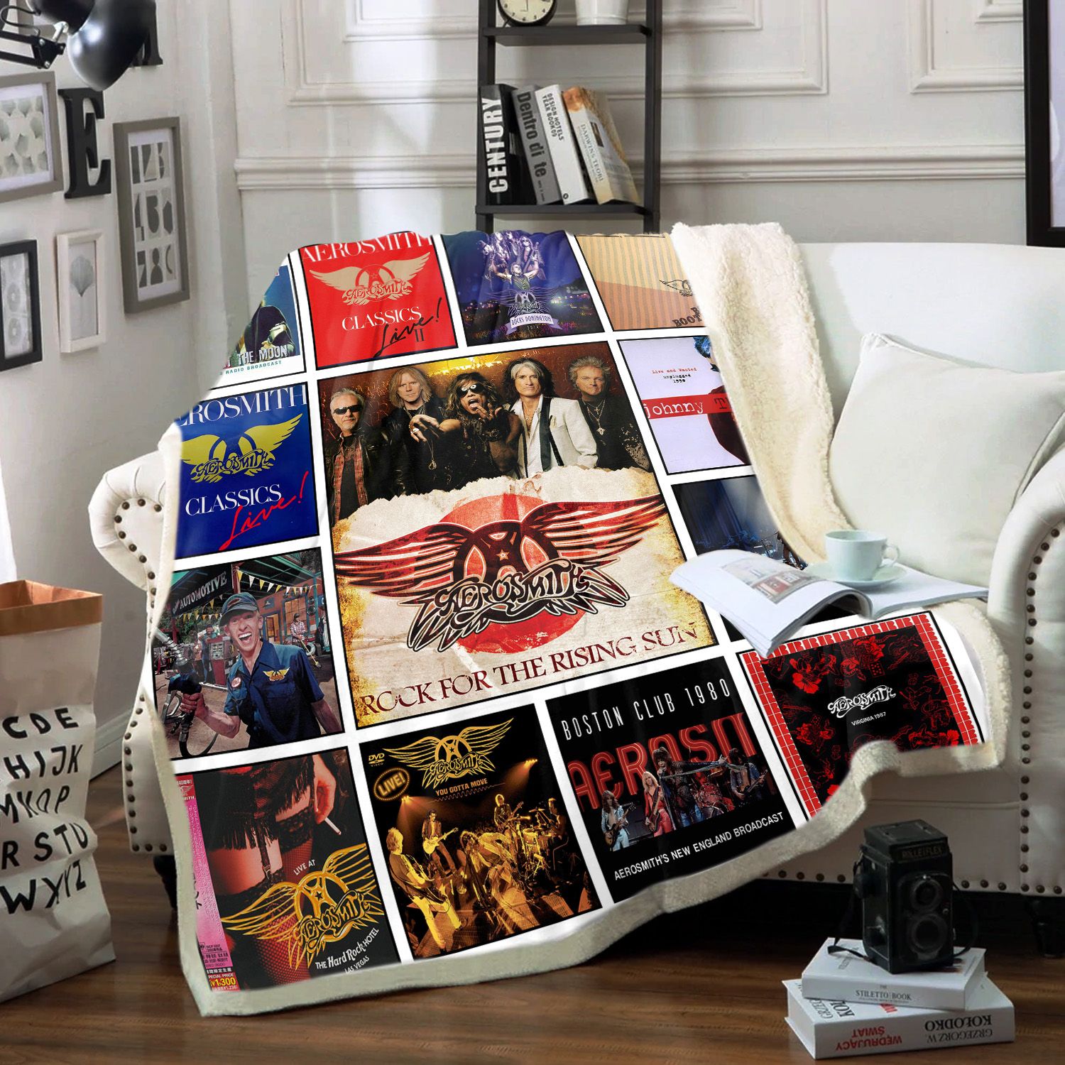 Band Aerosmith Quilt Blanket 2 Fan Made All Season 3D