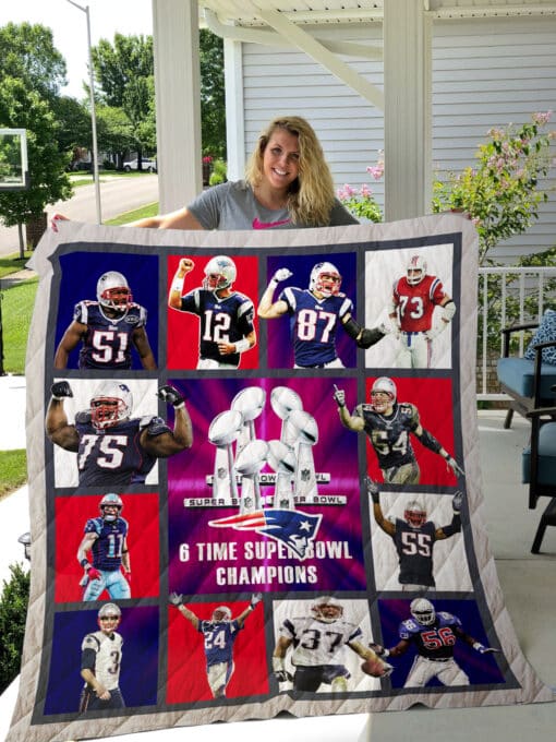 New England Patriots Quilt Blanket Ka