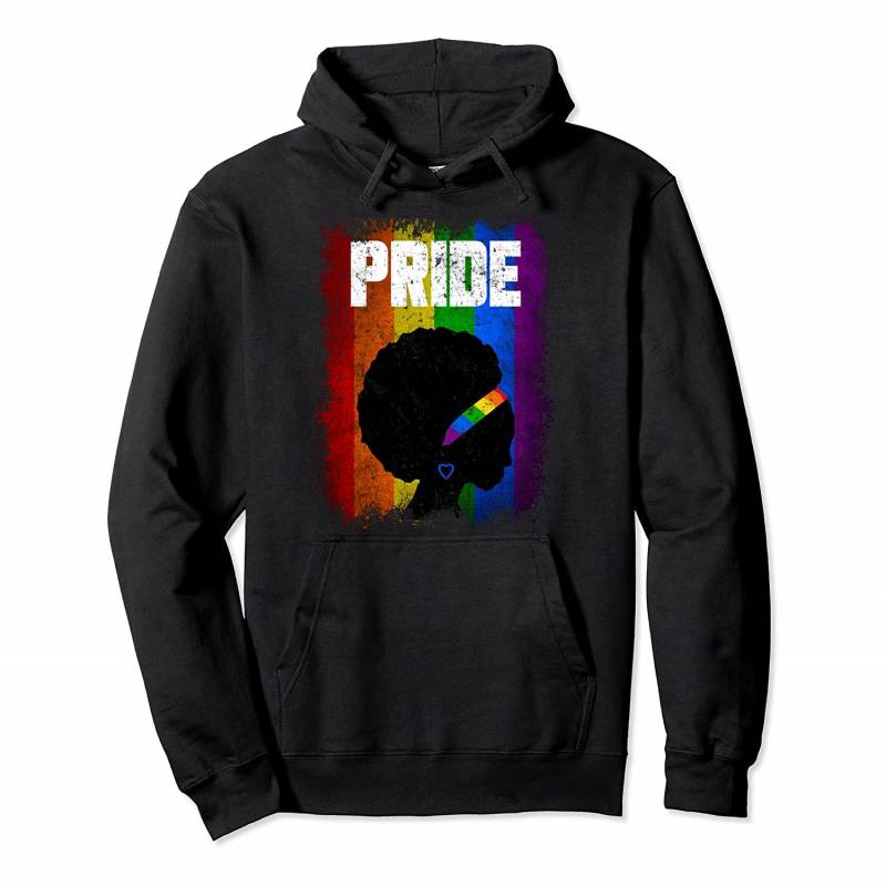 African American Gay Pride LGBT Awareness Africa Queen Gift Pullover Hoodie