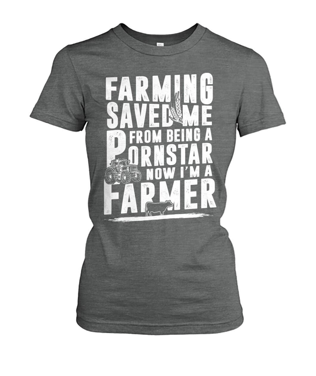 Farming Saved Me – Men’S And Women’S T-Shirt , Vneck, Hoodies