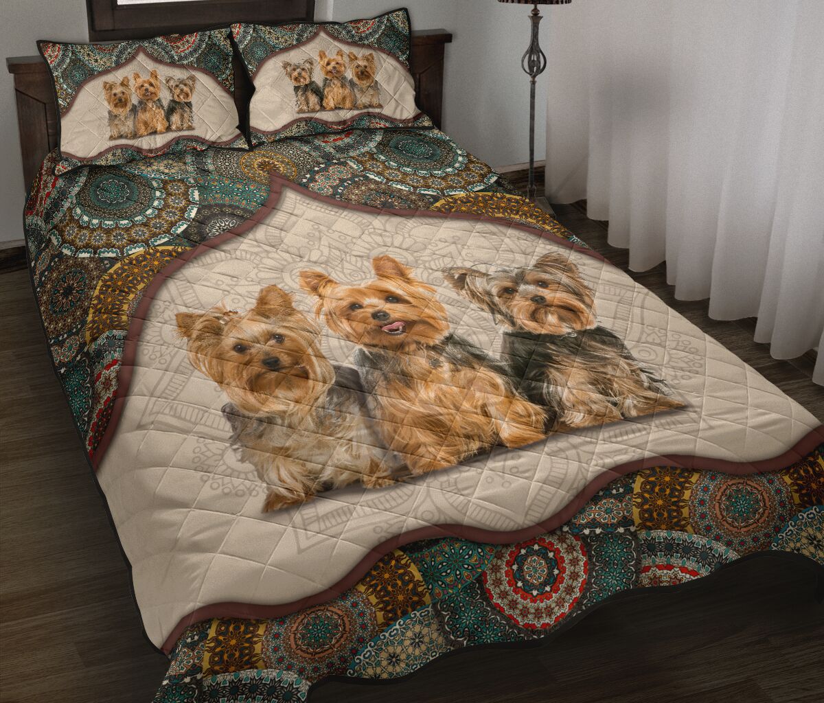 Yorkshire Terrier – Quilt Bed Set Tt017