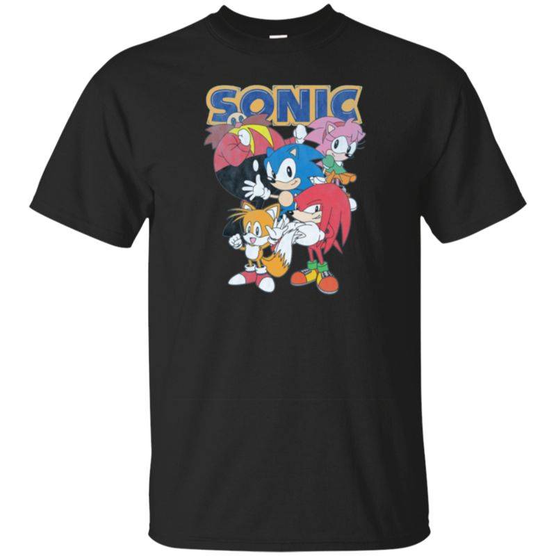 Sega Sonic The Hedgehog Game Cast Of Characters T-shirt