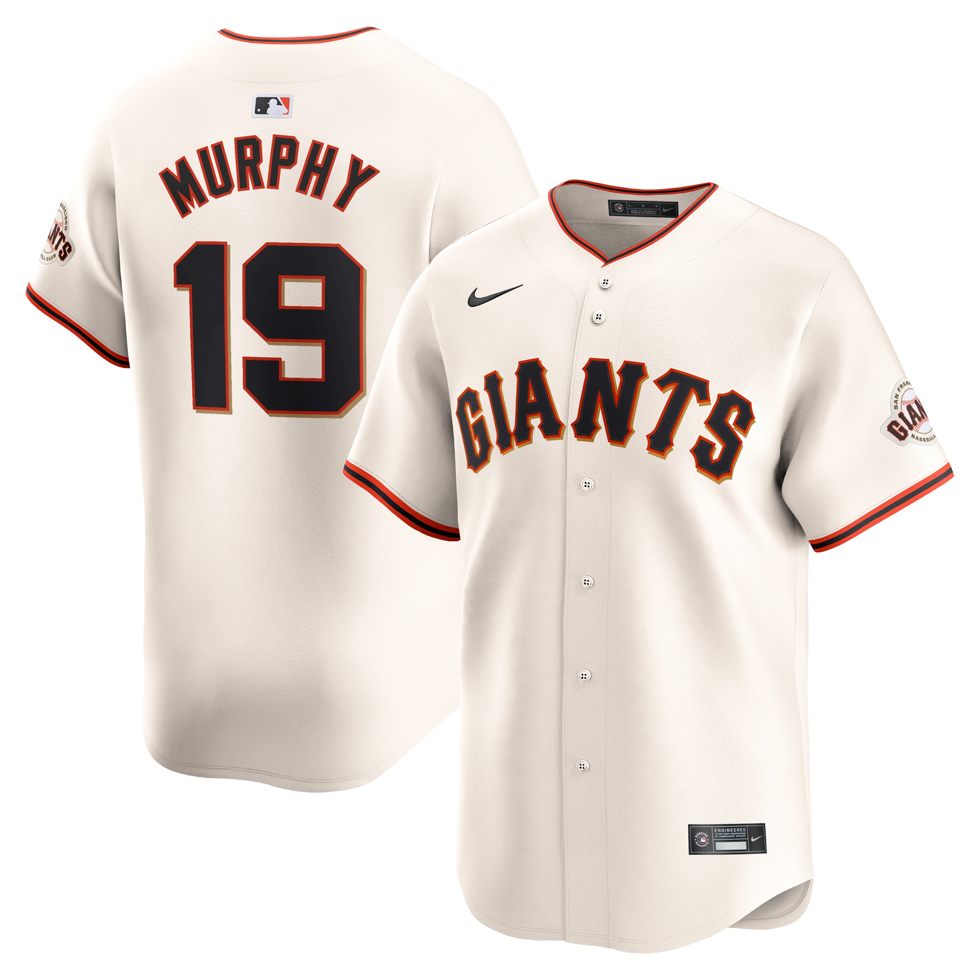 Tom Murphy San Francisco Giants Home Limited Player Jersey – Cream