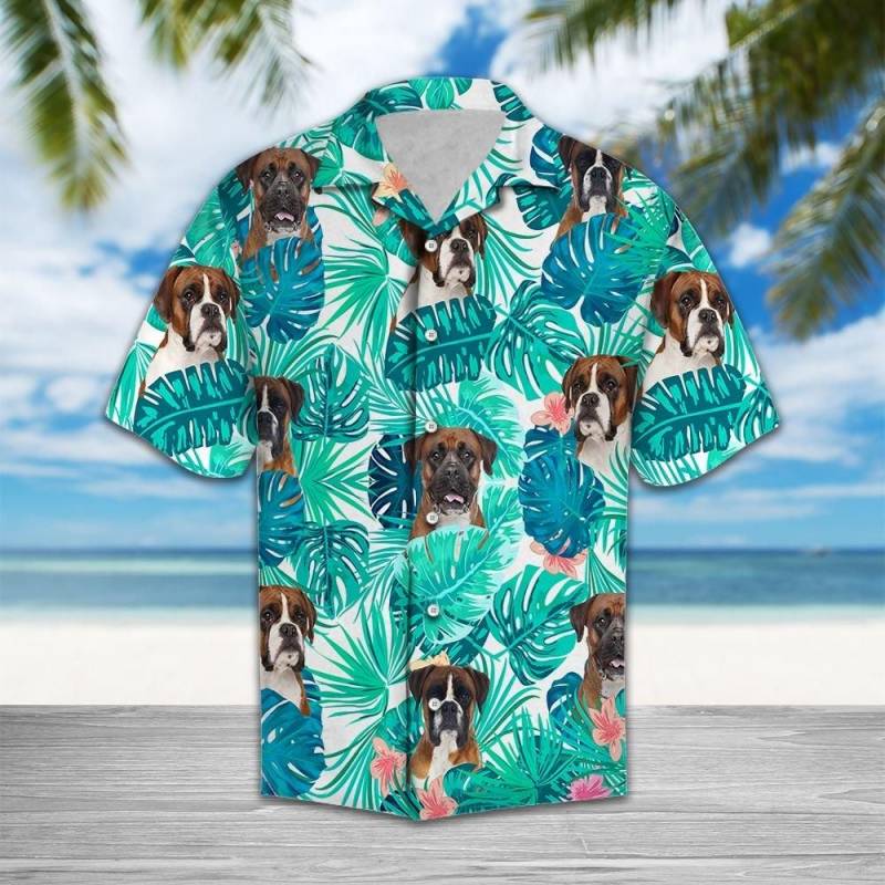 Artsyhomes Tropical Boxer Hawaiian Ha19088