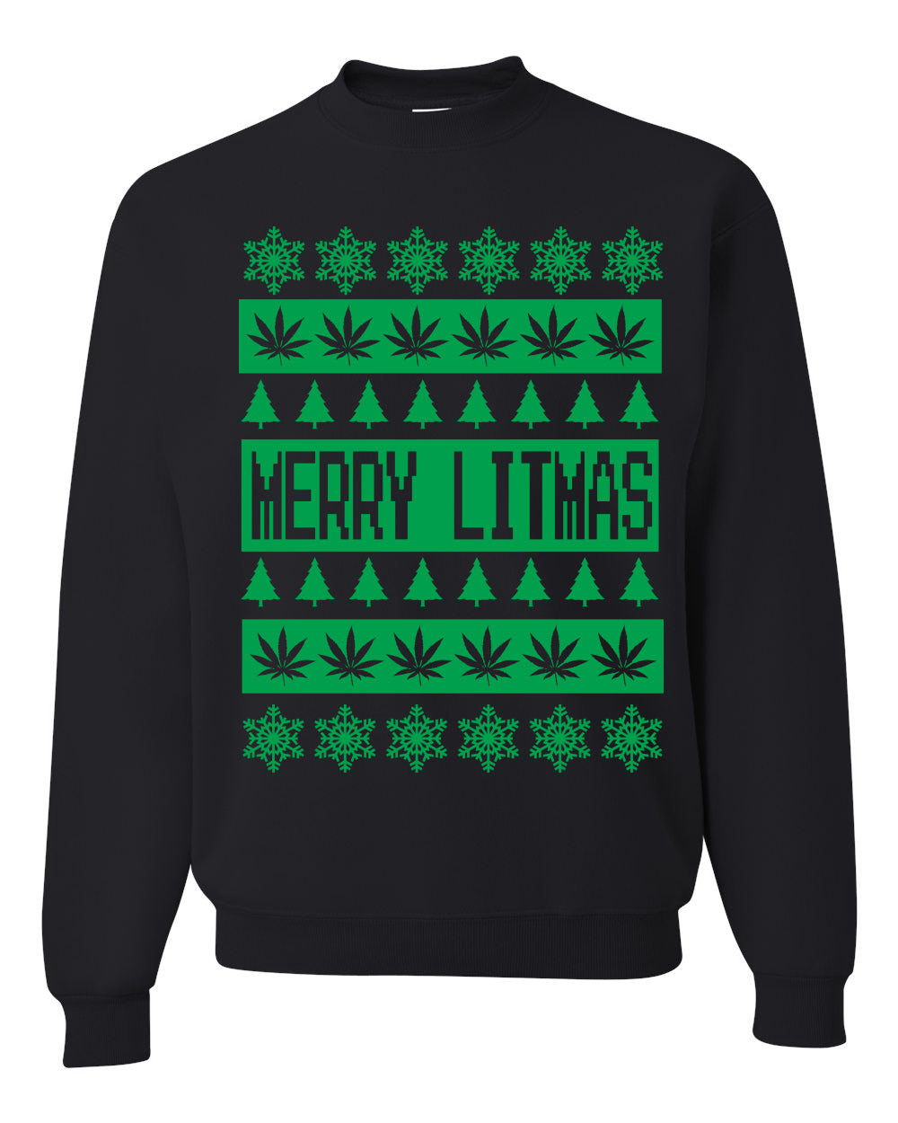 Merry Litmas Unisex Crewneck Graphic Sweatshirt