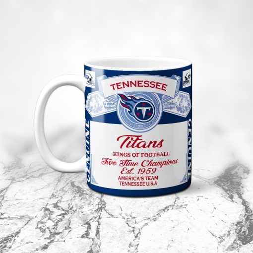 Tennessee Titans- Budweiser- 11oz and 15oz Ceramic Mug