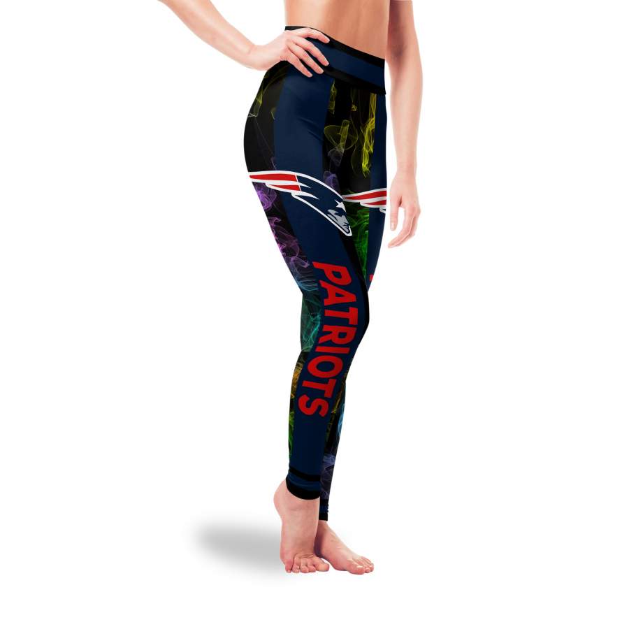 Mysterious Smoke Colors New England Patriots Leggings