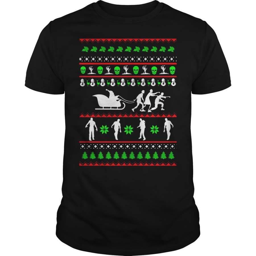 Zombie Christmas ugly Sweater T-Shirt