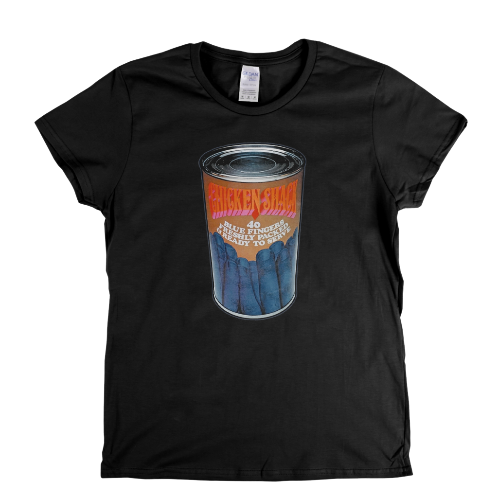 Chicken Shack 40 Blue Fingers Womens T-Shirt