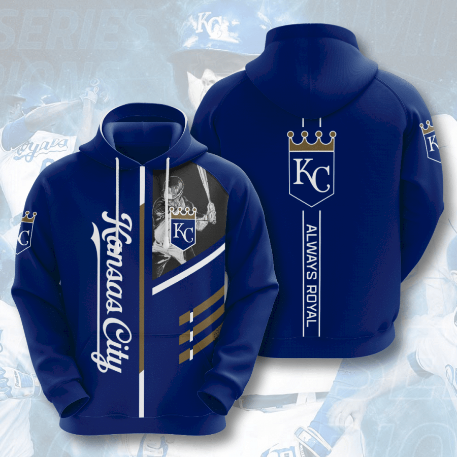 Kansas City Royals Kansas City Royals 3D Hoodie Sweatshirt