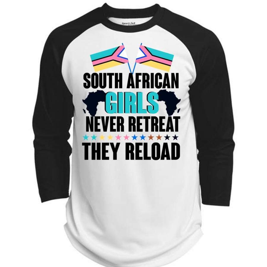 South African Girls Never Retreat T Shirt, I Love Girlfriend T Shirt, Awesome T-Shirts  (Polyester Game Baseball Jersey)