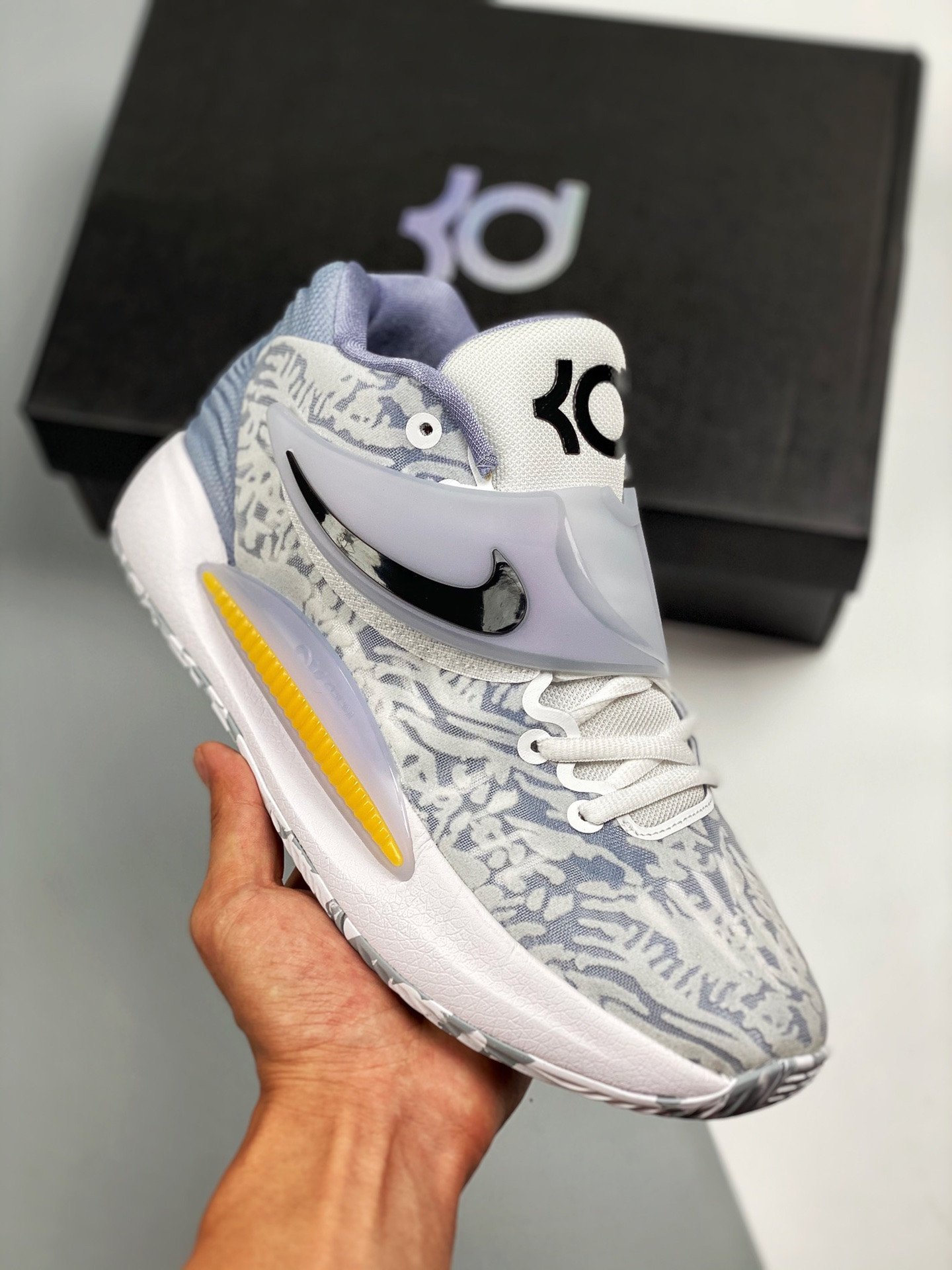 Nike KD 14 Home WhiteBlack CW3935-100 5338603