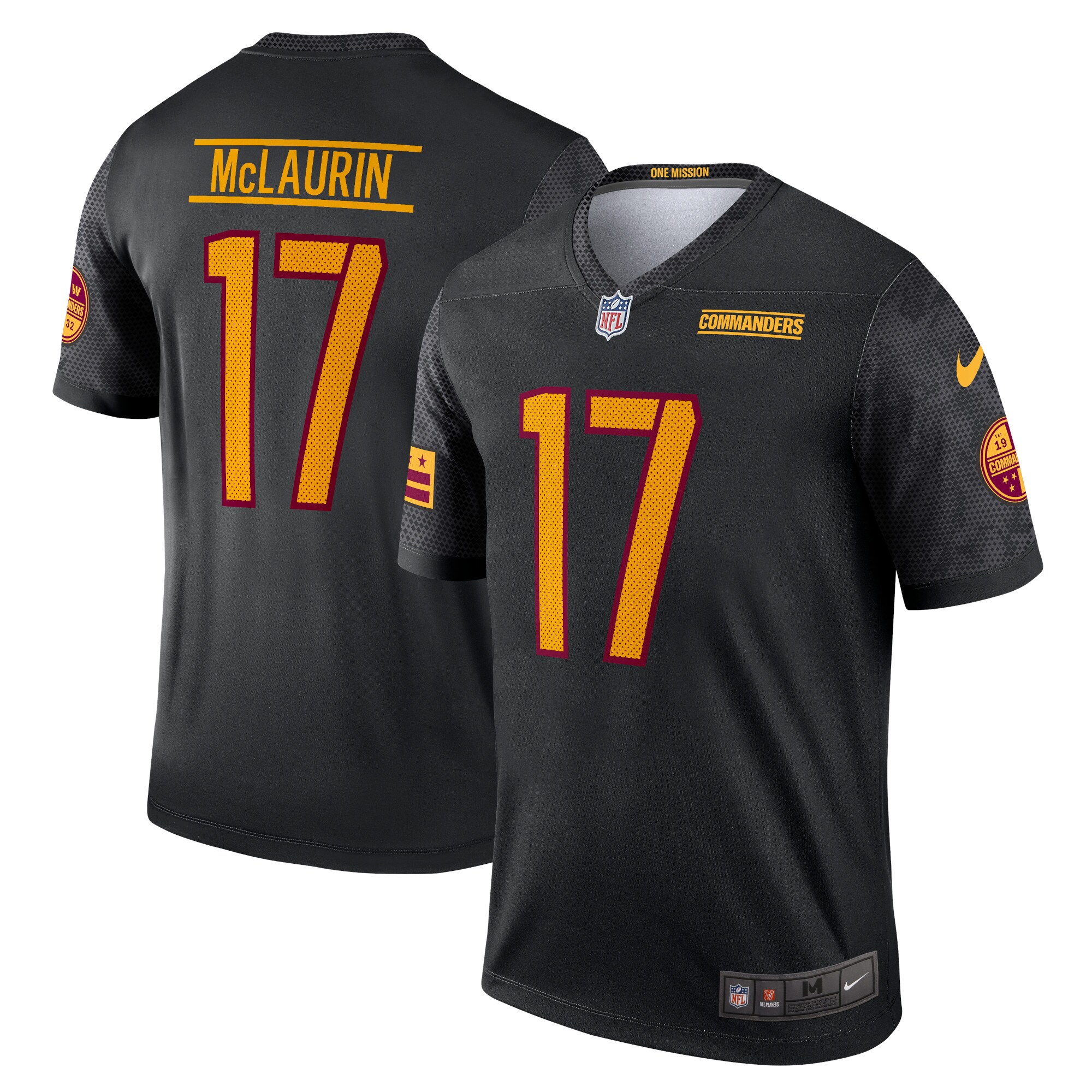 Terry McLaurin Washington Commanders Alternate Legend Jersey – Black