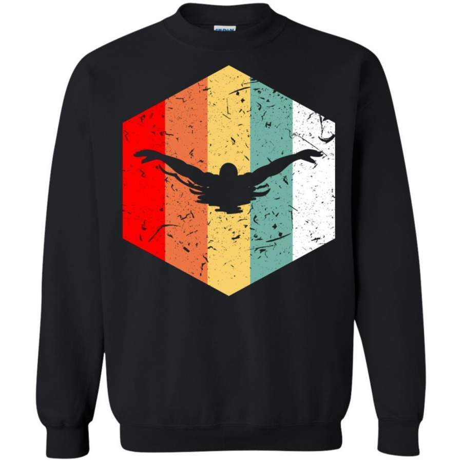 AGR Retro Vintage Swimming Classic Sweatshirt