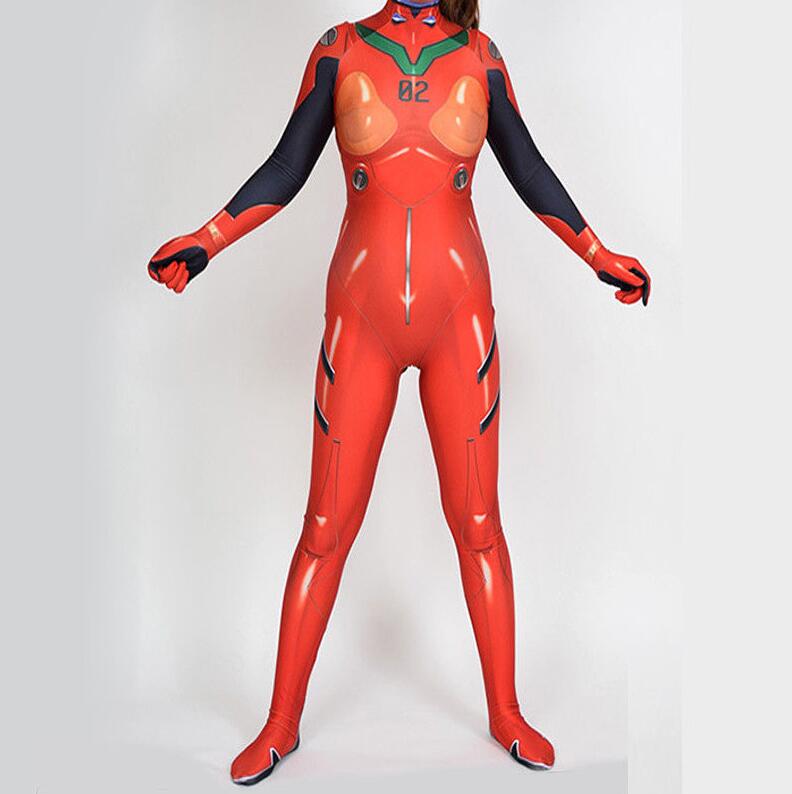 Anime Ikari Shinji Cosplay Costumes Shinji Jumpsuit Boys Man Zentai Halloween Bodysuit Adults Kids alx