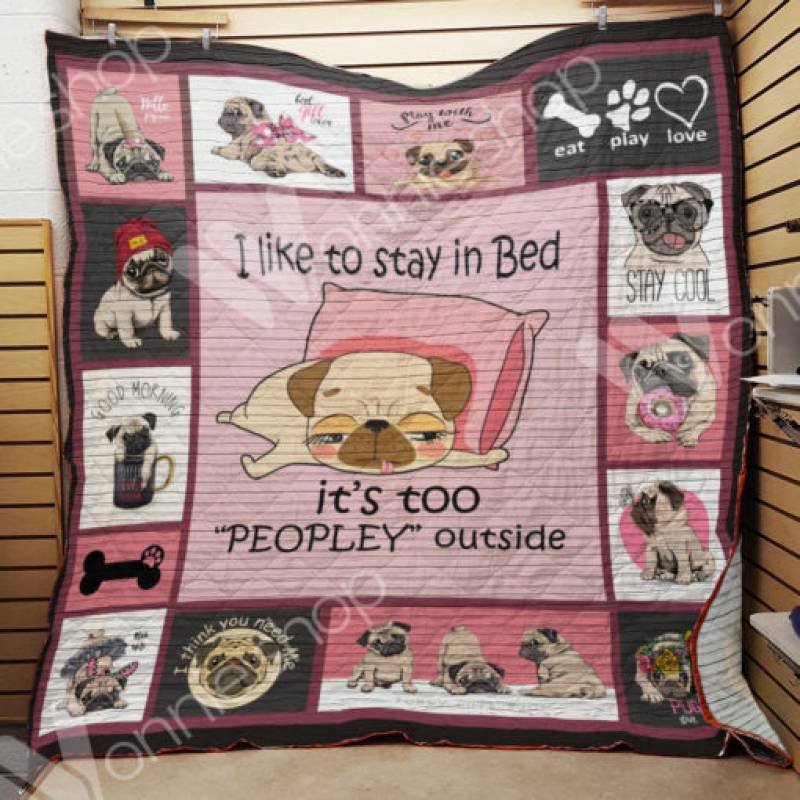 Pug Dog Blanket AU0801 97O41