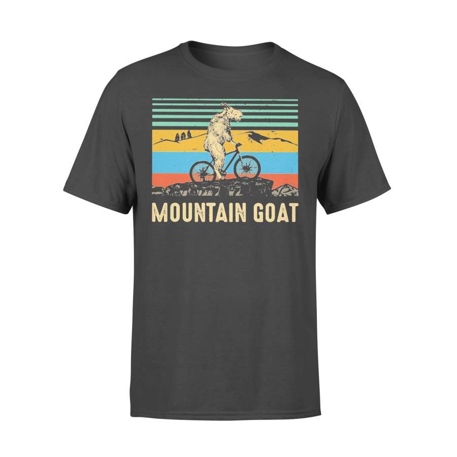 Mountain Goat Ride Bicycle Vintage Shirt