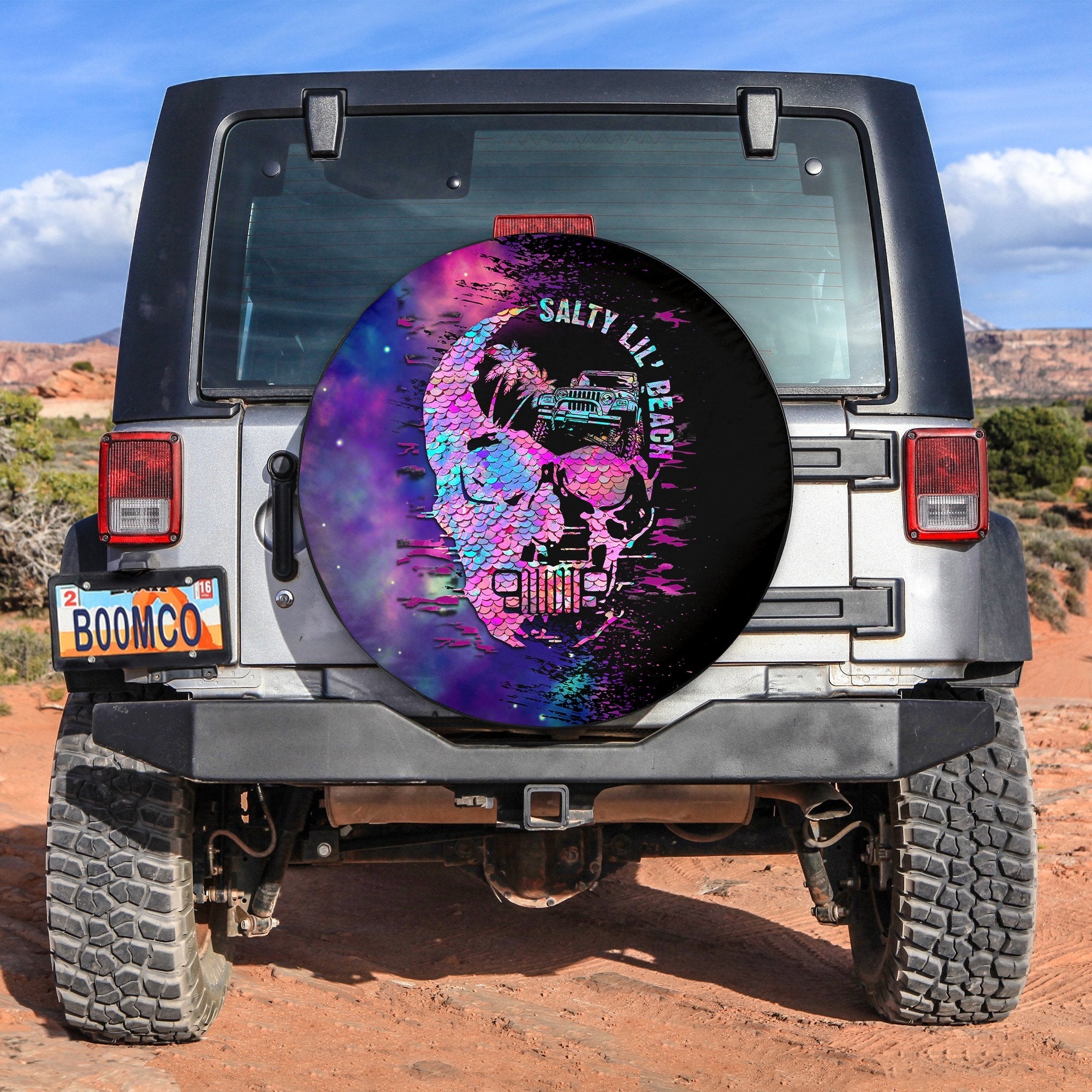 Beach Jeep Spare Tire Cover Galaxy Style Lt6