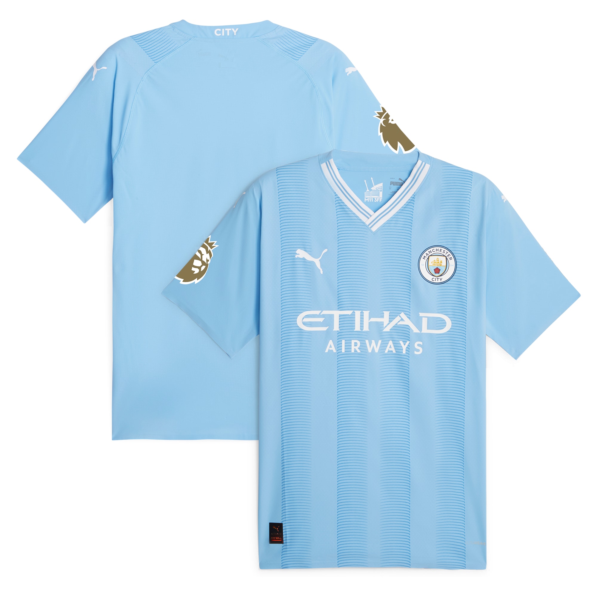 Manchester City 2023/24 Authentic Jersey – Sky Blue