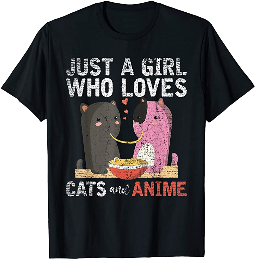 Valentines Day Kawaii Animal Pet Parent Ramen Cat Anime T-Shirt