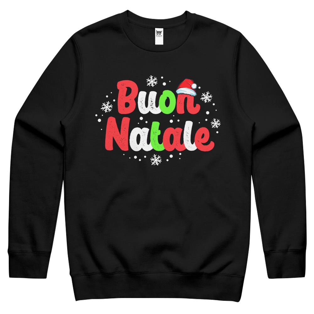 Buon Natale Italy Pride Xmas Holiday Italian Christmas Crewneck Sweatshirt