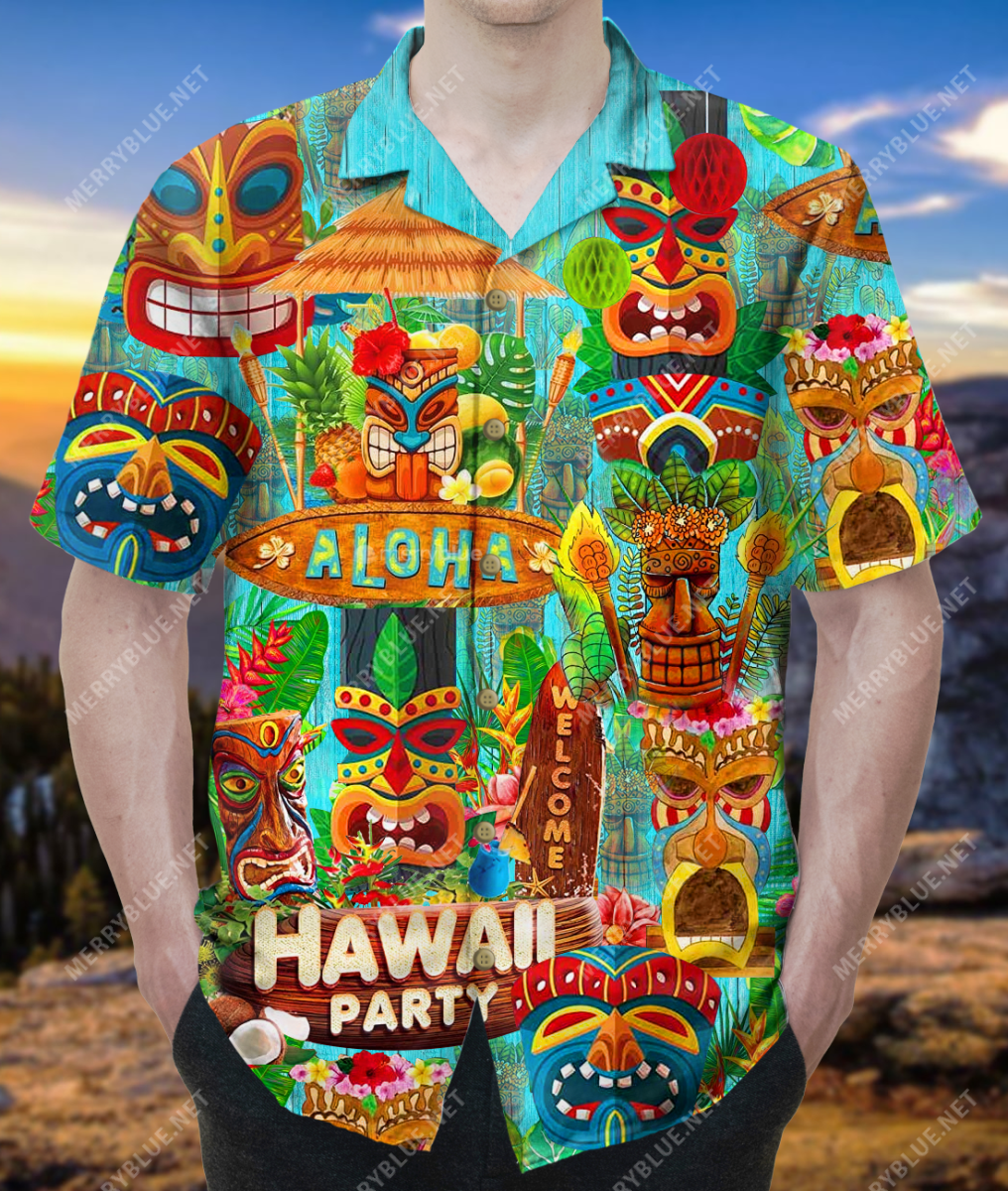 Aloha Hawaii Party Unisex Hawaiian Shirt