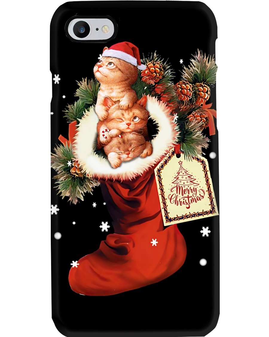 Kitten Merry Christmas Phone Case