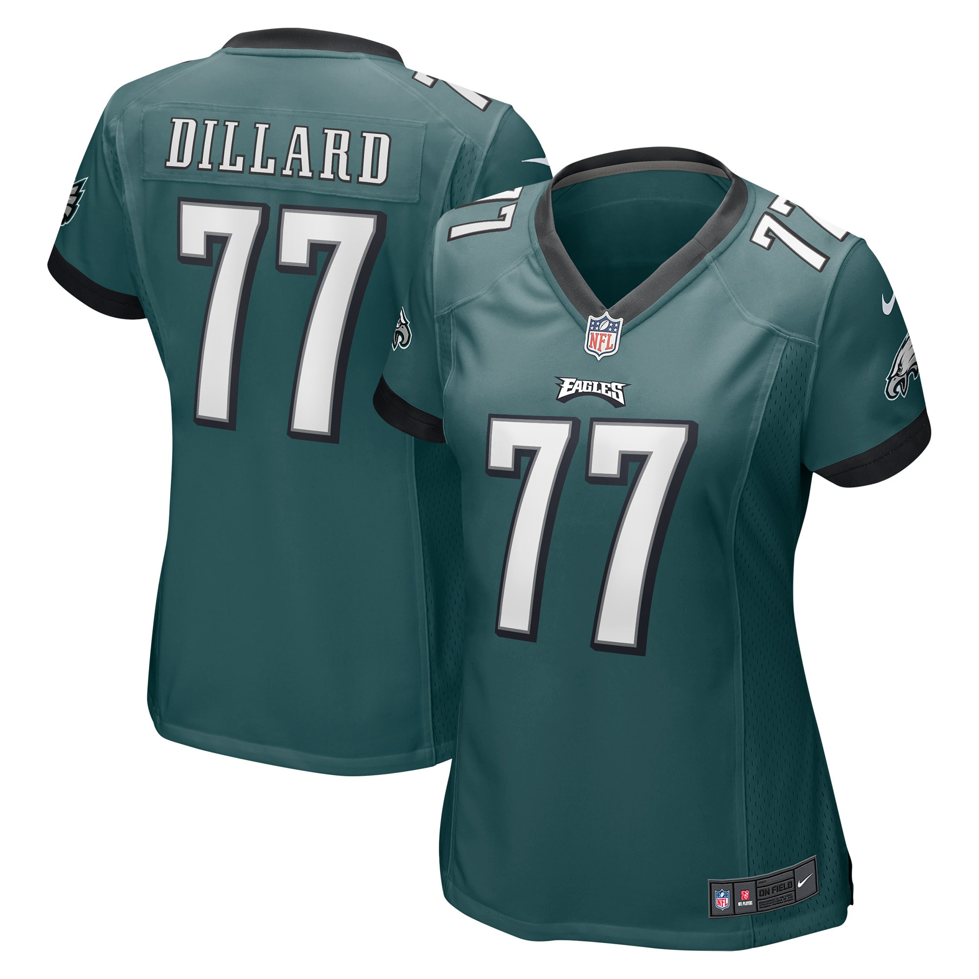 Andre Dillard Philadelphia Eagles Womens Game Jersey – Midnight Green NFL