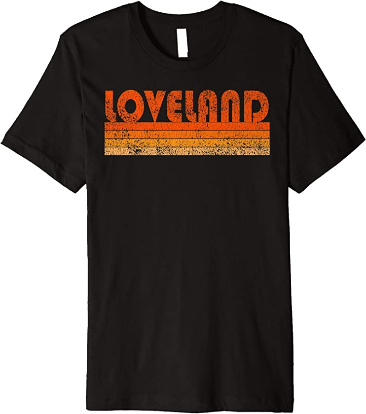 Vintage Retro 80s Style Loveland T Shirt