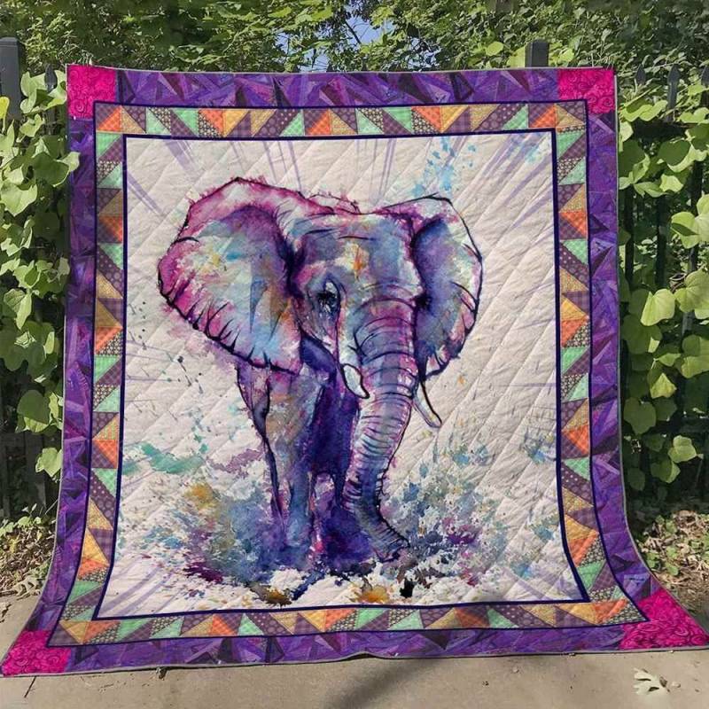 Elephant Ver6 Blanket TH1507 Quilt