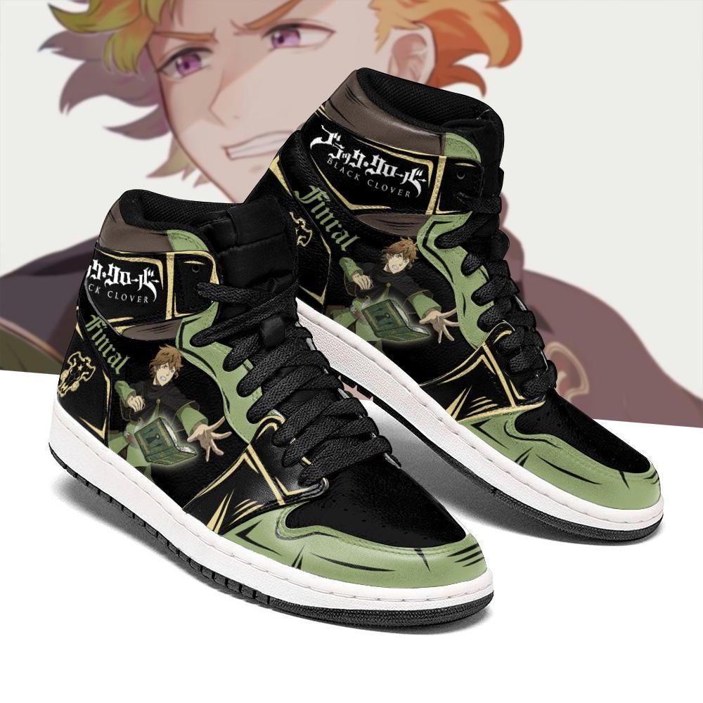 Black Bull Finral Sneakers Black Clover Anime Shoes Jordan Sneaker