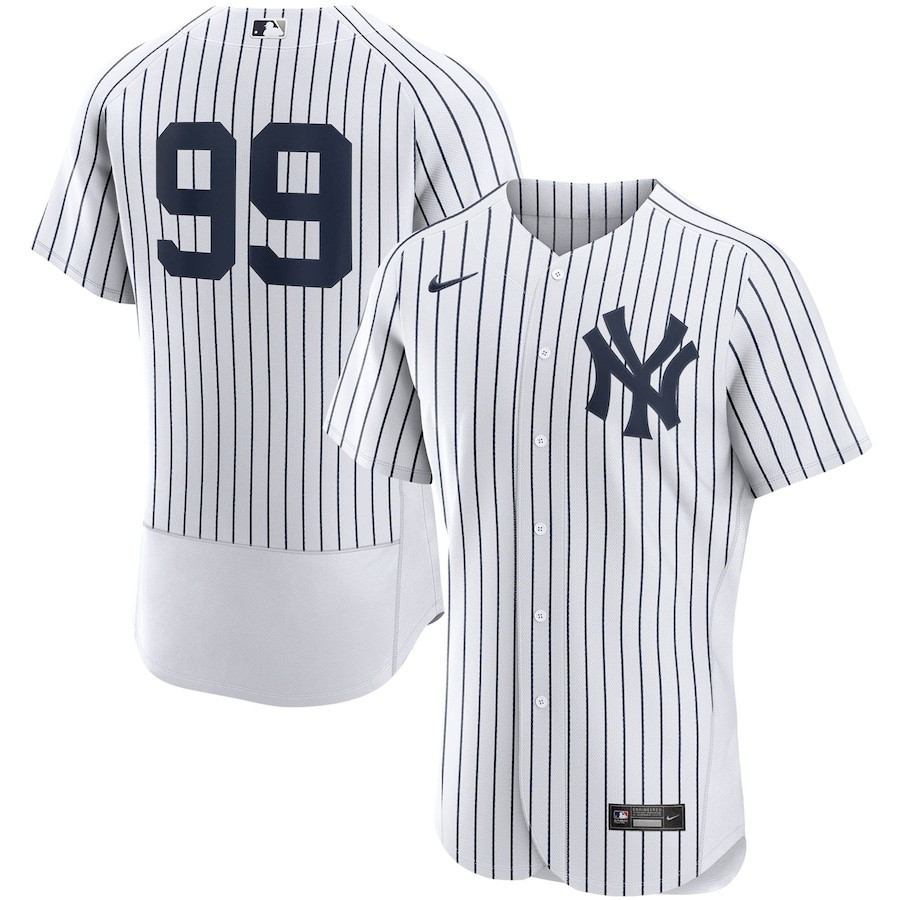 Aaron Judge 99 New York Yankees Home Player Elite Jersey – White