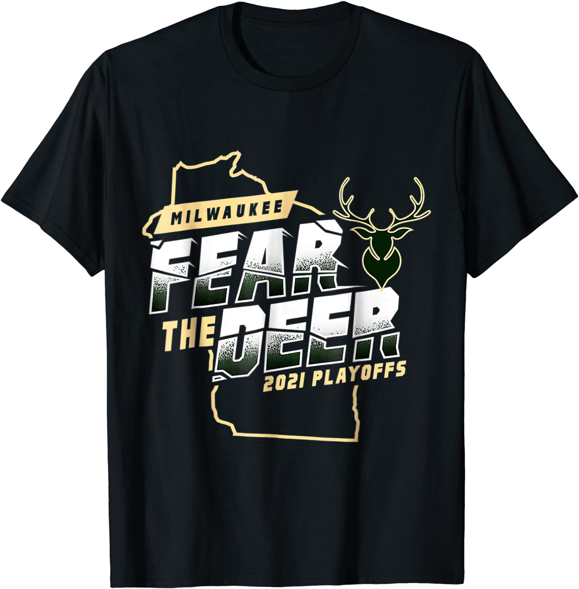 Fear Deer Mil.Wau.Kee Bu.Ck Finals Champs T-Shirt