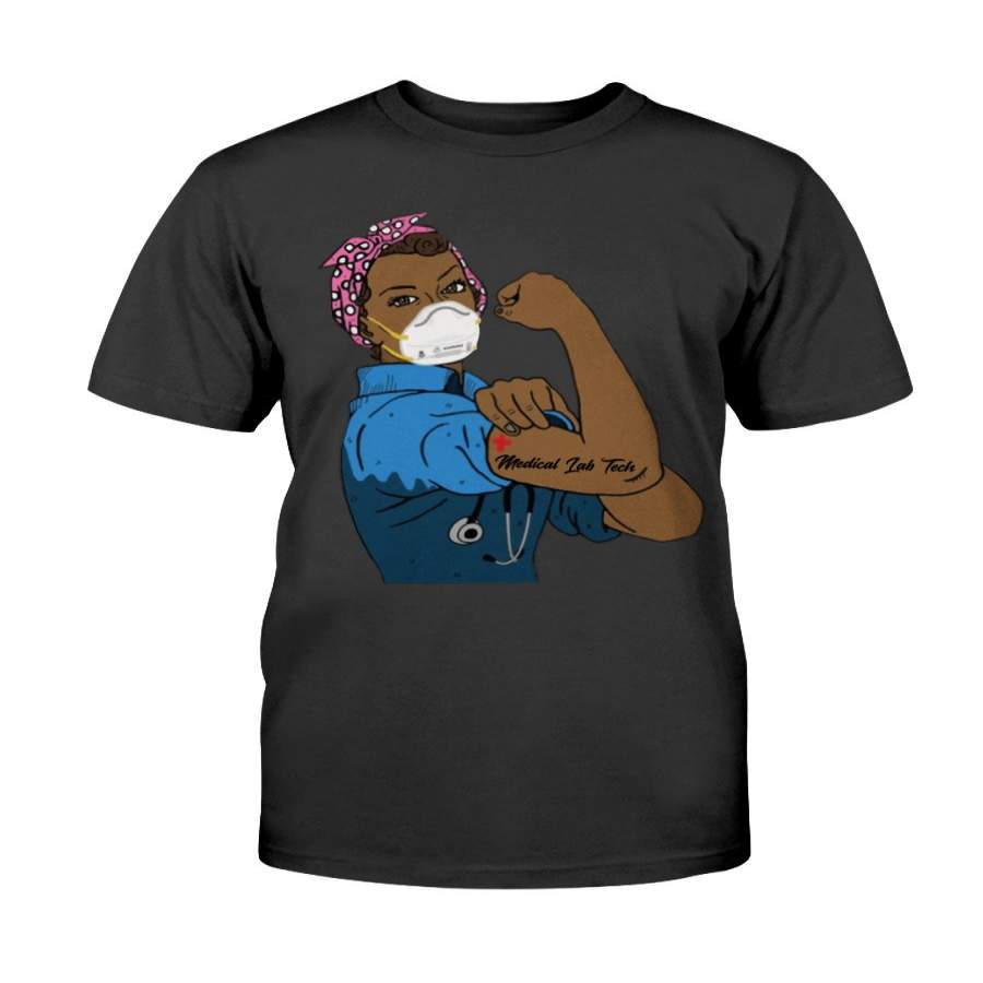 Black Girl Medical Lab Tech T shirt