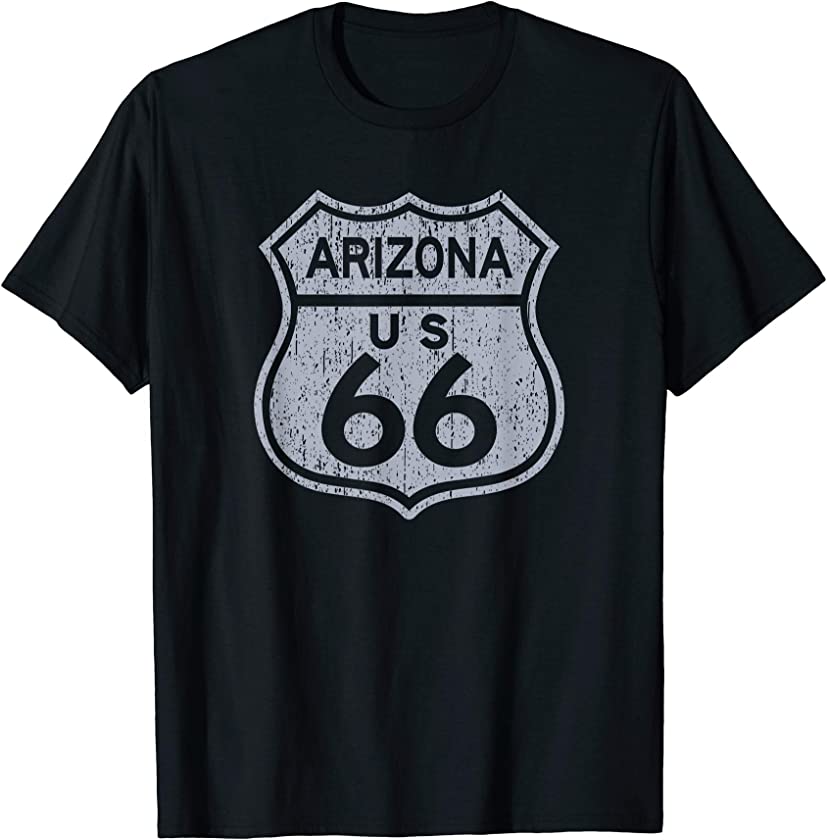 Arizona vintage Distressed Historic Route 66 T-Shirt