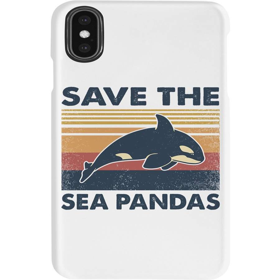 Save The Sea Pandas Unique Custom Design For Animal Lovers Phone case