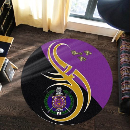 Omega Psi Phi Round Rug – Fraternity In Me Round Rug