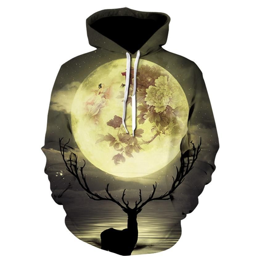 Deer Hoodies 3D Print Animal