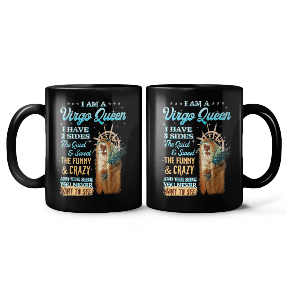 Zodiac Mug Birthday Gift For Black Girl Zodiac Mug I Am A Virgo Queen Mug