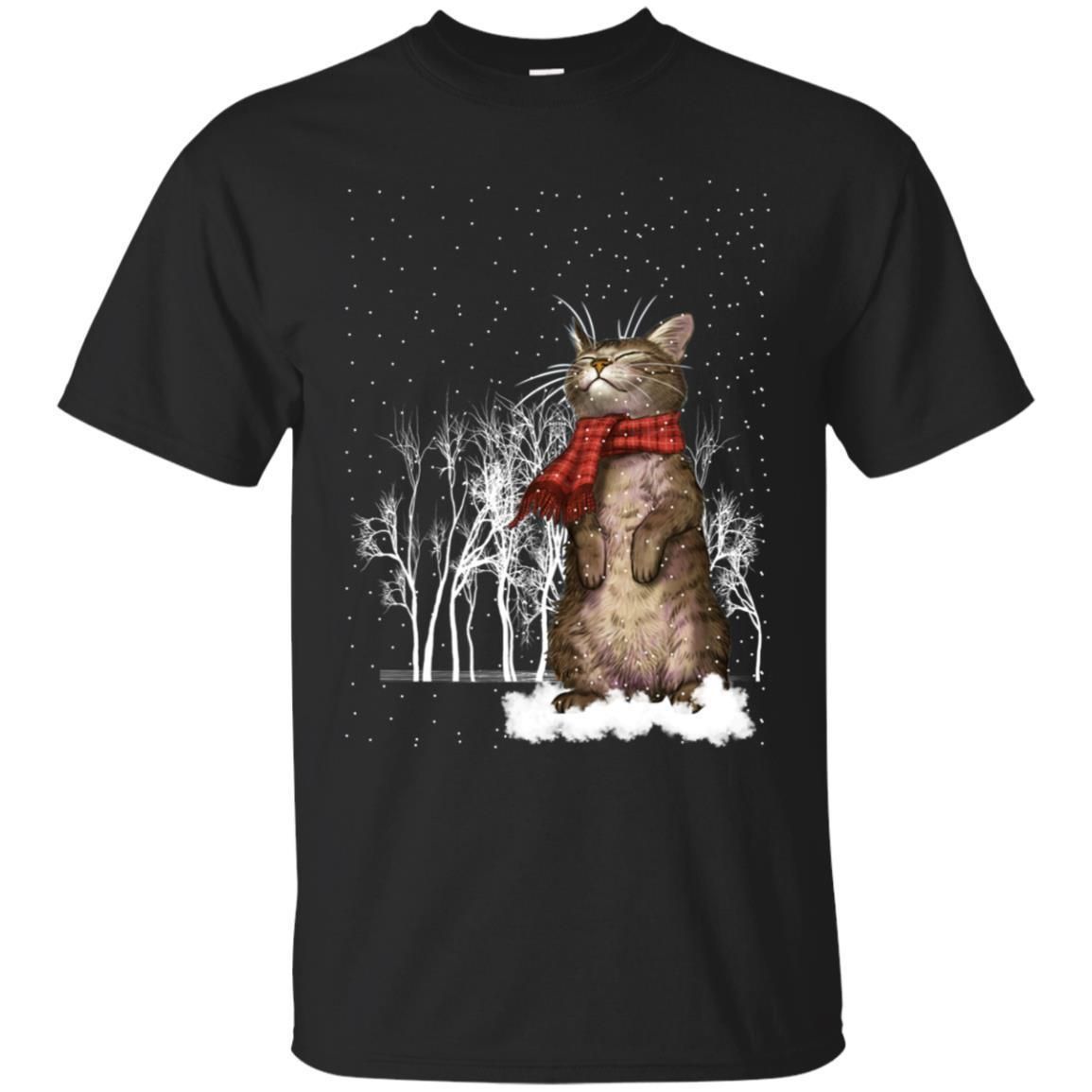 Cover your body with amazing Cat Merry Christmas Cat Christmas Cute Shirt