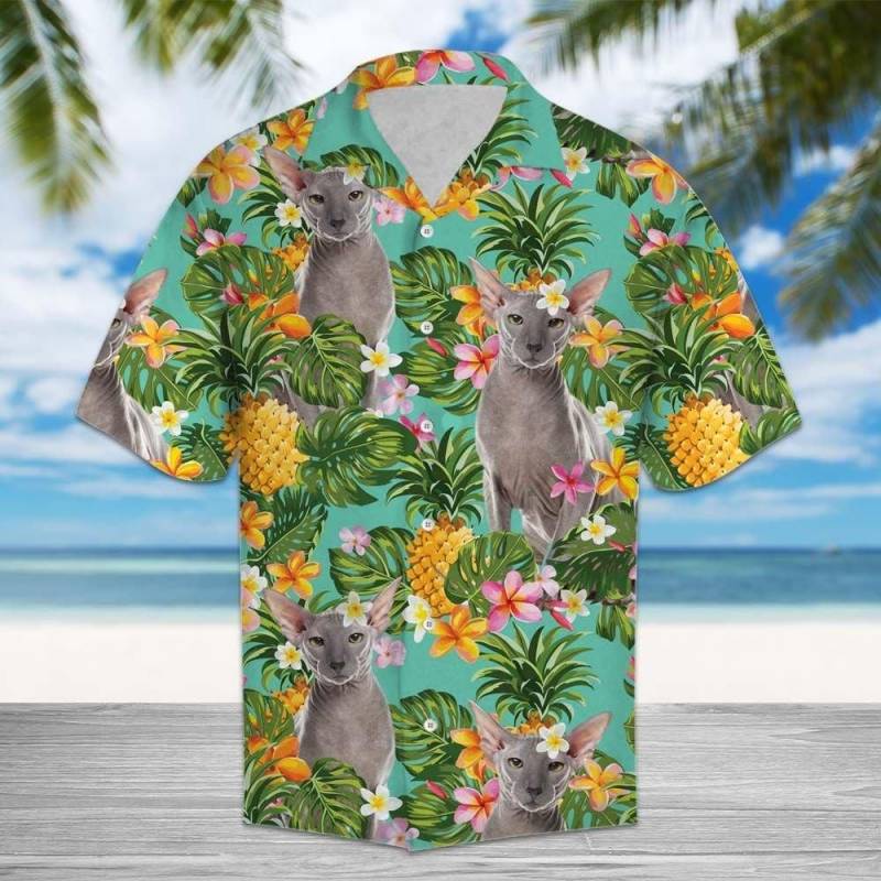 Artsyhomes Tropical Pineapple Peterbald Hawaiian Ha70424