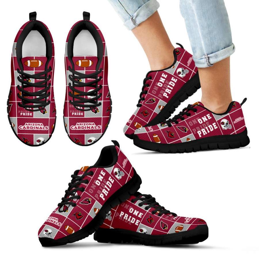 Pride Flag Arizona Cardinals Sneakers