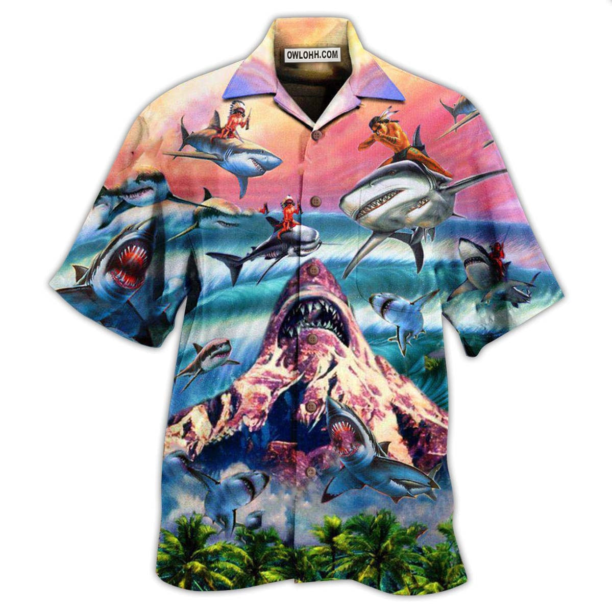 Shark You Still Find Shark – Hawaiian Shirt  – Owl Ohh