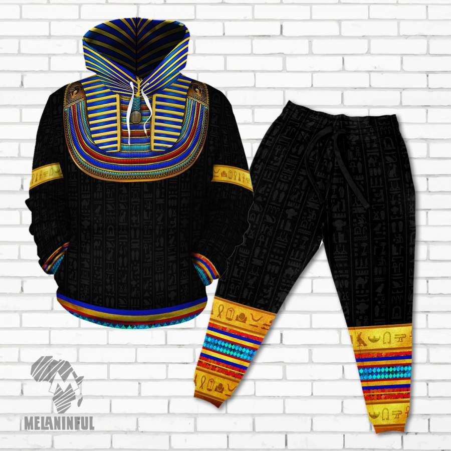 Pharaoh Cosplay Fleece All-over Hoodie And Joggers Set